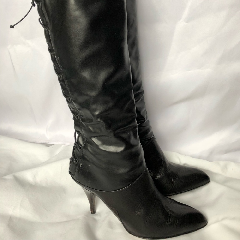 Italian Boots Lace Up